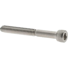 Value Collection - #6-32 UNC Hex Socket Drive, Socket Cap Screw - Grade 18-8 Stainless Steel, 1-1/4" Length Under Head - Industrial Tool & Supply