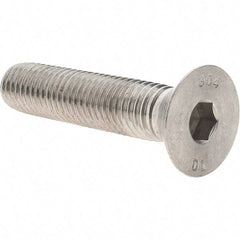 Value Collection - 5/8-11 UNC Hex Socket Drive, 82° Flat Screw - Grade 18-8 Stainless Steel, 3" OAL - Industrial Tool & Supply