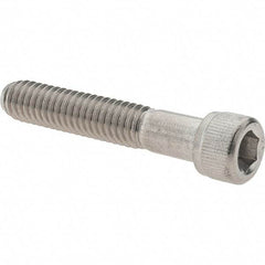 Made in USA - 5/16-18 UNC Hex Socket Drive, Socket Cap Screw - Grade 316 Stainless Steel, Uncoated, 1-3/4" Length Under Head - Industrial Tool & Supply