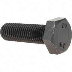 Value Collection - 3/4-10 Thread, 2-1/2" Length Under Head, Hex Head Bolt - Grade B7 Alloy Steel, Uncoated - Industrial Tool & Supply