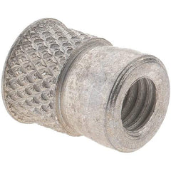 Value Collection - M6x1.00 Metric Coarse Steel Flush Press Fit Threaded Insert - 13.08" OAL, 9.88" Insert Diam, 9.92" Hole Diam, 25/64" Drill - Industrial Tool & Supply