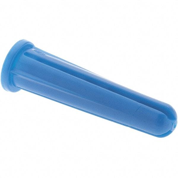 Value Collection - #14 to #16 Screw, 5/16" Diam, 1-1/2" Long, Plug Drywall & Hollow Wall Anchor - Plastic, Use with Concrete/Masonry & Wallboard - Industrial Tool & Supply