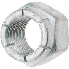 Value Collection - 3/4-16 UNJF Grade 2 Hex Lock Nut with Expanding Flex Top - Cadmium-Plated Finish, Meets Military Specifications - Industrial Tool & Supply