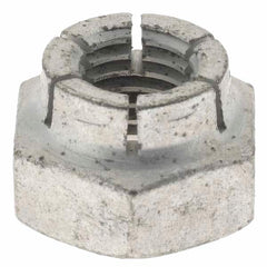 Value Collection - 1/4-28 UNJF Grade 2 Hex Lock Nut with Expanding Flex Top - Industrial Tool & Supply