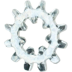Value Collection - #10 Screw, Steel Internal Tooth Lock Washer - Zinc-Plated, Grade 2 - Industrial Tool & Supply