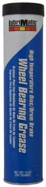 LubriMatic - 14 oz Cartridge Polyurea High Temperature Grease - Blue, High Temperature, 520°F Max Temp, NLGIG 2, - Industrial Tool & Supply