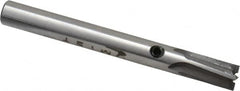 Made in USA - 1/4" Diam, 1/4" Shank, Diam, 4 Flutes, Straight Shank, Interchangeable Pilot Counterbore - Industrial Tool & Supply