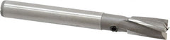 Made in USA - 9/32" Diam, 1/4" Shank, Diam, 4 Flutes, Straight Shank, Interchangeable Pilot Counterbore - Industrial Tool & Supply