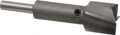 Made in USA - 13/16" Diam, 1/4" Shank, Diam, 4 Flutes, Straight Shank, Interchangeable Pilot Counterbore - Industrial Tool & Supply