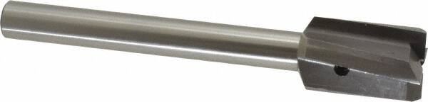 Made in USA - 15/16" Diam, 1/2" Shank, Diam, 4 Flutes, Straight Shank, Interchangeable Pilot Counterbore - Industrial Tool & Supply