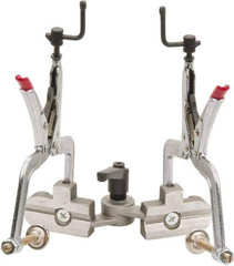 Strong Hand Tools - Adjustable Angle, 2 Axes, 8-1/2" Long, 3" Max Capacity, Angle & Corner Clamp - 30 to 275° Clamping Angle, 3" Throat Depth - Industrial Tool & Supply