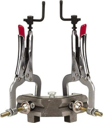 Strong Hand Tools - Fixed Angle, 2 Axes, 7-1/2" Long, 1-1/4" Max Capacity, Angle & Corner Clamp - 90° Clamping Angle, 2" Throat Depth - Industrial Tool & Supply