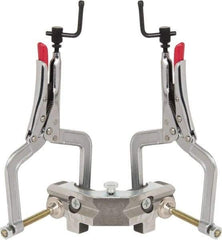 Strong Hand Tools - Fixed Angle, 2 Axes, 8-1/2" Long, 3" Max Capacity, Angle & Corner Clamp - 90° Clamping Angle, 3" Throat Depth - Industrial Tool & Supply