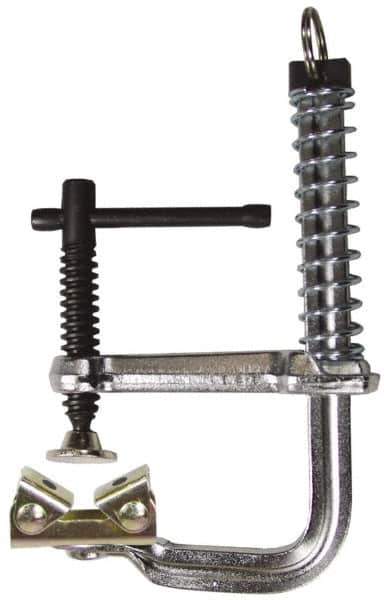 Strong Hand Tools - 3-1/4" Deep Throat, 3-1/2" Max Capacity, Standard Sliding Arm Clamp - 500 Lb Clamping Pressure - Industrial Tool & Supply