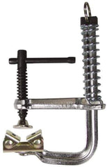 Strong Hand Tools - 3-1/4" Deep Throat, 3-1/2" Max Capacity, Standard Sliding Arm Clamp - 500 Lb Clamping Pressure - Industrial Tool & Supply