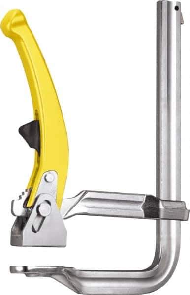 Strong Hand Tools - 4-3/4" Deep Throat, 10" Max Capacity, Standard Sliding Arm Clamp - 1,000 Lb Clamping Pressure - Industrial Tool & Supply