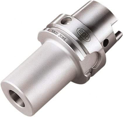 Seco - 20mm Hole Diam, HSK63A Taper Shank Shrink Fit Tool Holder & Adapter - 3.346" Projection, 1.653" Nose Diam, 1.653" Clamping Depth, 35,000 RPM, Through Coolant - Exact Industrial Supply