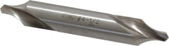 Keo - #4-1/2 Radius Cut 60° Incl Angle High Speed Steel Combo Drill & Countersink - Industrial Tool & Supply