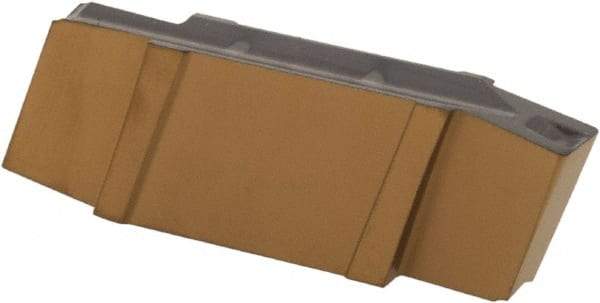 Iscar - 200020GIG Grade IC808, 2mm Cutting Width Carbide Grooving Insert - 3mm Max Depth of Cut, Neutral, 0.2mm Corner Radius, TiAlN Finish - Industrial Tool & Supply