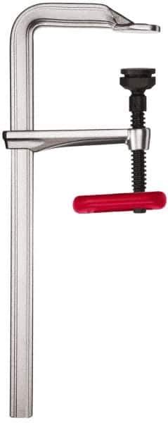 Bessey - 5-1/2" Deep Throat, 16" Max Capacity, Standard Sliding Arm Clamp - 2,800 Lb Clamping Pressure, 0.775" Spindle Diam - Industrial Tool & Supply