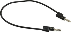 Pomona - Black Electrical Test Equipment Banana Plug - Use with 1581, 4702 Banana Plugs, Standard Banana Plugs - Industrial Tool & Supply