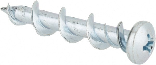 DeWALT Anchors & Fasteners - 1/4", 1-1/4" Length Under Head, Phillips Drive Pan Head, Steel Drywall Screws - Industrial Tool & Supply