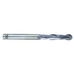 2mm Dia. - 45mm OAL - Diamond CBD - Ball End SE EM - 2 FL - Industrial Tool & Supply