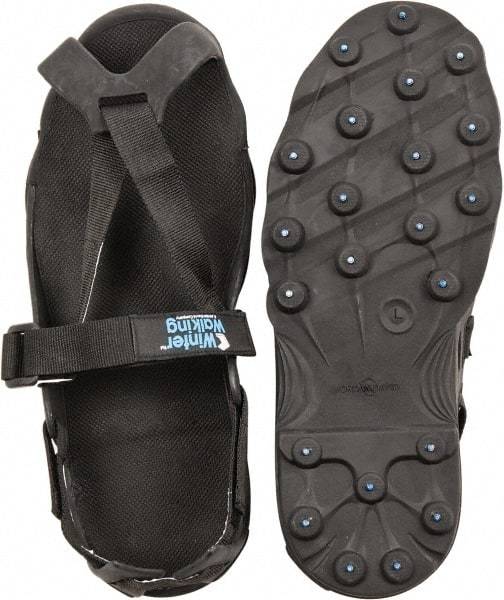 Winter Walking - Size 9.5-11, (Women's Size 11.5) Strap-On Cleat - Industrial Tool & Supply