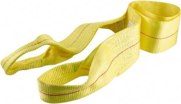Erickson Manufacturing - Loop Polyester Tow Strap - 6' Long, 15,000 Lb Capacity - Industrial Tool & Supply