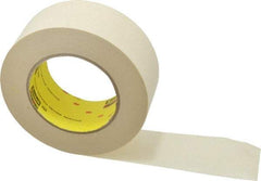 3M - 2" Wide x 60 Yd Long Tan Paper Masking Tape - Series 234, 5.9 mil Thick, 27 In/Lb Tensile Strength - Industrial Tool & Supply