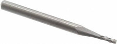 Accupro - 1/16" Diam, 3/16" LOC, Plain End, Solid Carbide Diamond Pattern Router Bit - Right Hand Cut, 1-1/2" OAL, 1/8" Shank Diam, Use on Fiberglass - Industrial Tool & Supply