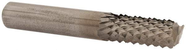 Accupro - 3/8" Diam, 7/8" LOC, End Mill End, Solid Carbide Diamond Pattern Router Bit - Right Hand Cut, 2-1/2" OAL, 3/8" Shank Diam, Use on Fiberglass, Phenolic - Industrial Tool & Supply