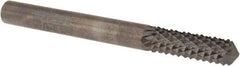Accupro - 1/4" Diam, 3/4" LOC, Drill Point End, Solid Carbide Diamond Pattern Router Bit - Right Hand Cut, 2-1/2" OAL, 1/4" Shank Diam, Use on Fiberglass, Phenolic - Industrial Tool & Supply