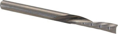 Accupro - 1/8" Cutting Diam x 1/2" Length of Cut, 1 Flute, Downcut Spiral Router Bit - Uncoated, Right Hand Cut, Solid Carbide, 1-1/2" OAL x 1/8" Shank Diam, Single Edge, 21° Helix Angle - Industrial Tool & Supply