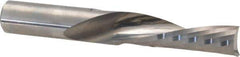 Accupro - 1/2" Cutting Diam x 1-5/8" Length of Cut, 1 Flute, Downcut Spiral Router Bit - Uncoated, Right Hand Cut, Solid Carbide, 3-1/2" OAL x 1/2" Shank Diam, Single Edge, 21° Helix Angle - Industrial Tool & Supply