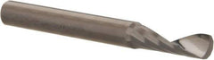 Accupro - 3/16" Cutting Diam x 5/8" Length of Cut, 1 Flute, Upcut Spiral Router Bit - Uncoated, Right Hand Cut, Solid Carbide, 2" OAL x 3/16" Shank Diam, Single Edge, 21° Helix Angle - Industrial Tool & Supply
