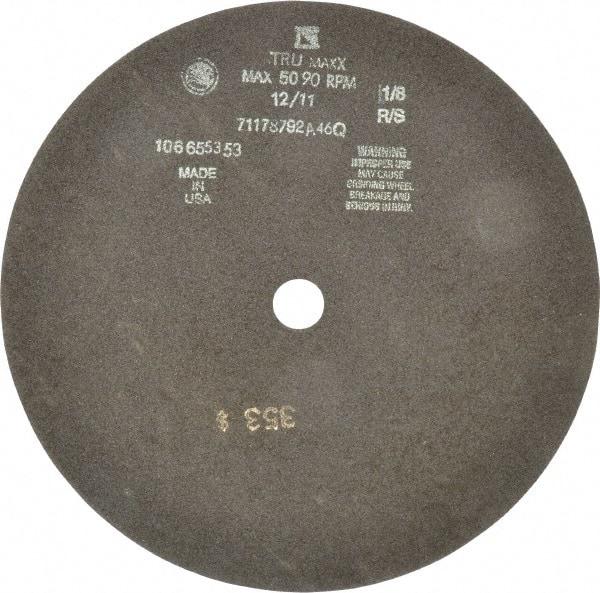 Tru-Maxx - 12" 46 Grit Aluminum Oxide Cutoff Wheel - 1/8" Thick, 1" Arbor, 3,024 Max RPM, Use with Stationary Tools - Industrial Tool & Supply