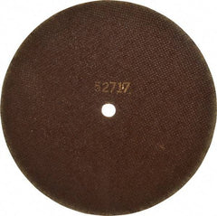Tru-Maxx - 10" 46 Grit Aluminum Oxide Cutoff Wheel - 1/16" Thick, 5/8" Arbor, 6,112 Max RPM, Use with Stationary Tools - Industrial Tool & Supply