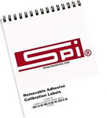SPI - Inspection Label - Legend: Accepted, English, Green & White, 2" Long x 1/2" High, No Coating - Industrial Tool & Supply