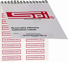 SPI - Inspection Label - Legend: For Reference Only, English, Red & White, 2" Long x 1/2" High, No Coating - Industrial Tool & Supply