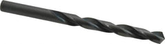 Hertel - Letter U 118° High Speed Steel Jobber Drill - Oxide Finish, Right Hand Cut, Spiral Flute, Straight Shank, 5" OAL, Standard Point - Industrial Tool & Supply
