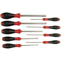 Wiha - 9 Piece Ball Hex Screwdriver Set - Comes in Box - Industrial Tool & Supply