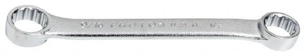 Proto - 7/16 x 1/2", 12 Point, Satin Finish, Double End, Box Wrench - Industrial Tool & Supply