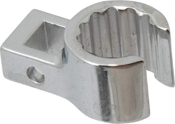 Proto - 5/8" 12 Point 3/8" Drive Chrome Flare Nut Crowfoot Wrench - 63/64" Head Diam x 11/16" Head Thickness, 1-1/2" OAL - Industrial Tool & Supply