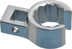 Proto - 11/16" 12 Point 3/8" Drive Chrome Flare Nut Crowfoot Wrench - 1-1/32" Head Diam x 11/16" Head Thickness, 1-1/2" OAL - Industrial Tool & Supply