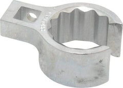 Proto - 1" 12 Point 3/8" Drive Chrome Flare Nut Crowfoot Wrench - 1-29/64" Head Diam x 25/32" Head Thickness, 1" OAL - Industrial Tool & Supply
