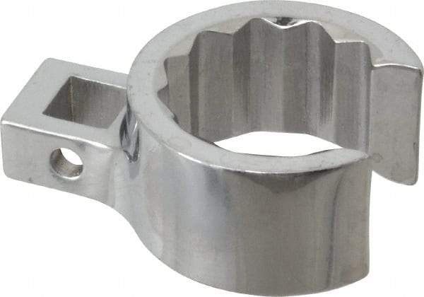 Proto - 1-1/16" 12 Point 3/8" Drive Chrome Flare Nut Crowfoot Wrench - 1-17/32" Head Diam x 25/32" Head Thickness, 1-1/2" OAL - Industrial Tool & Supply