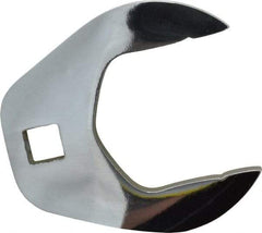 Proto - 1-1/2" 3/8" Drive Chrome Open End Crowfoot Wrench - 2.59" Head Diam x 0.38" Head Thickness - Industrial Tool & Supply