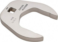 Proto - 1-9/16" 3/8" Drive Chrome Open End Crowfoot Wrench - 2.59" Head Diam x 0.38" Head Thickness - Industrial Tool & Supply