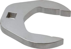 Proto - 1-3/4" 3/8" Drive Chrome Open End Crowfoot Wrench - 2.9" Head Diam x 0.38" Head Thickness - Industrial Tool & Supply